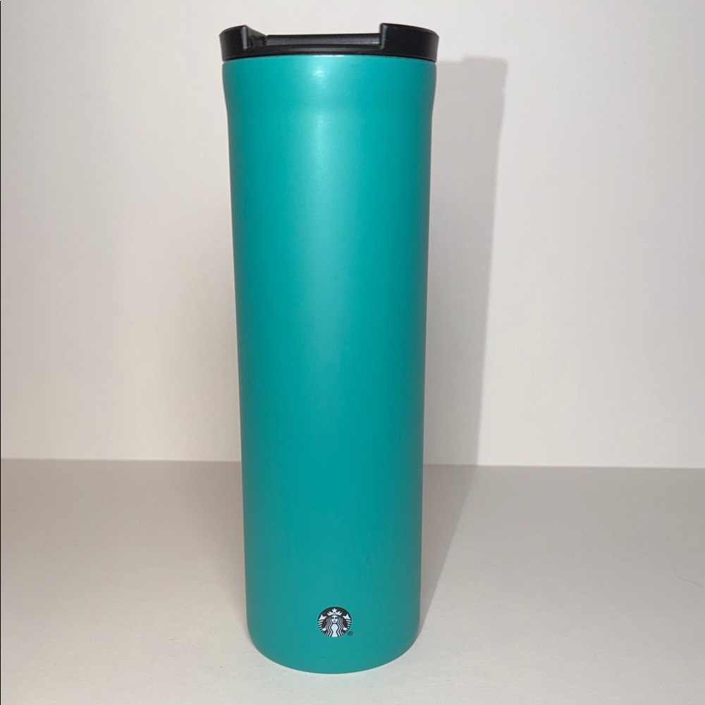 Starbucks Matte Teal Slim Vacuum Insulated Tumbler 16 Oz